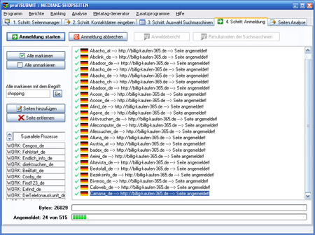 automatische Anmeldung Ihrer Internetseite automatische Anmeldung Ihrer Internetseite